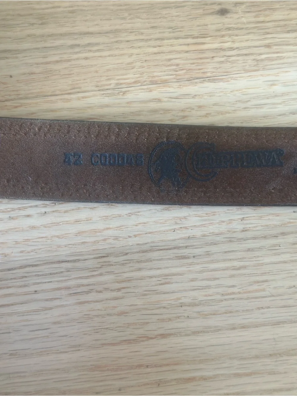 Chippewa Leather Brown Belt size 42
